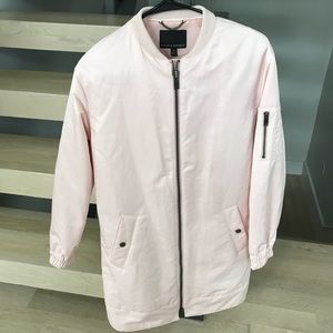 NWT Banana Republic pink long jacket XS, orig $168